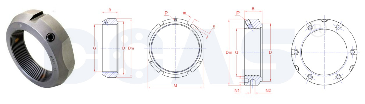 KMT Precision Lock Nuts