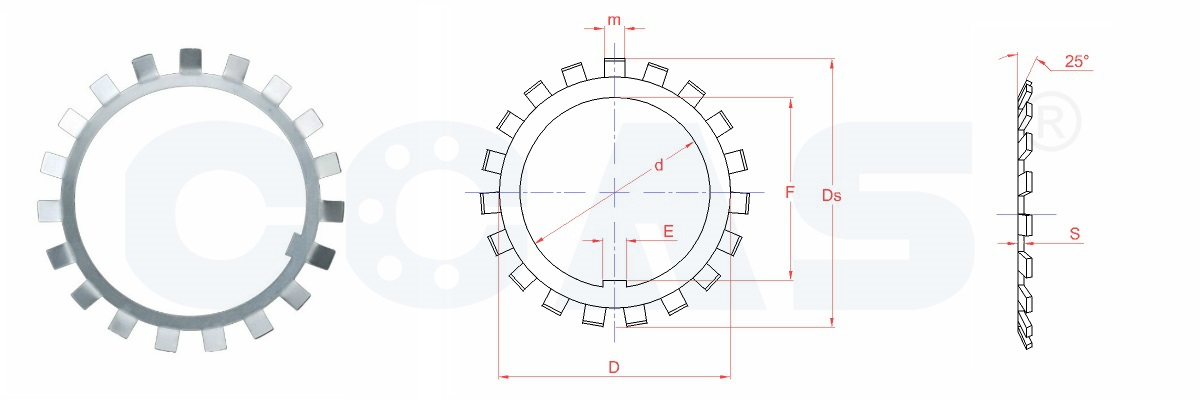 drawing of adapter sleeves mb lock washers_CCAS Bearing