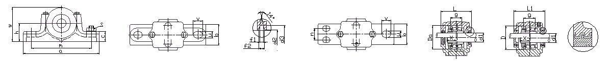 SN 600 Plummer Blocks Drawing-CCAS Bearing